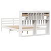 vidaXL Bookcase Bed without Mattress White 140x190 cm Solid Wood Pine