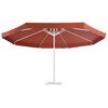 vidaXL Replacement Fabric for Outdoor Parasol Terracotta 500 cm