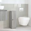 vidaXL Bathroom Cabinet with Roll Holder Grey Sonoma 20.5x22x72 cm
