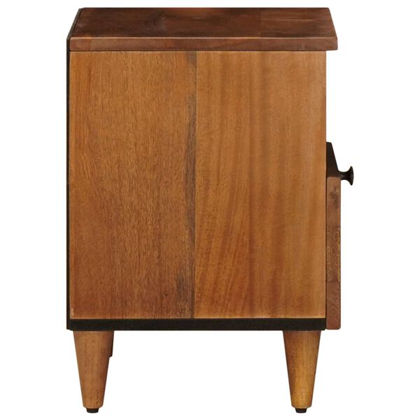 vidaXL Bedside Cabinet Brown 40 x 33 x 46 cm Solid Mango Wood