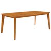 vidaXL Garden Table 200x100x75 cm Solid Wood Acacia