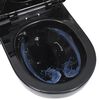 vidaXL Wall Hung Rimless Toilet with Bidet Function Ceramic Black