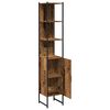 vidaXL Bathroom Cabinet Old wood 33 x 33 x 185.5 cm Engineered Wood