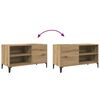 vidaXL Record Cabinet Artisan Oak 84.5x38x48 cm Engineered Wood
