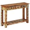 vidaXL Console Table 110x30x76 cm Solid Wood Reclaimed