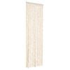 vidaXL Fly Curtain Beige and White 56x185 cm Chenille