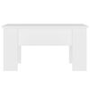 vidaXL Coffee Table White 79x49x41 cm Engineered Wood