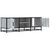 vidaXL TV Cabinet Grey Sonoma 120x35x41 cm Engineered Wood and Metal