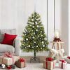 vidaXL Artificial Hinged Christmas Tree with Cones Green 150 cm