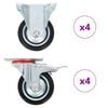 vidaXL 8 pcs Casters 75 mm