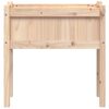 vidaXL Garden Planter with Legs 70x31x70 cm Solid Wood Pine