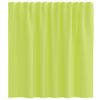 vidaXL Voile Curtains with Rod Pockets 2 pcs Apple Green