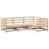 vidaXL 4 Piece Garden Sofa Set Solid Wood Pine