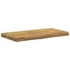 vidaXL Live Edge Table Top 40 x 20 x 3.5 cm Rectangular White