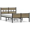 vidaXL Bed Frame without Mattress Sonoma Oak 120x190 cm Small Double Engineered Wood