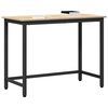 vidaXL Table Sonoma Oak 80 x 50 x 76.5 cm Engineered Wood and Steel