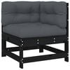 vidaXL Corner Sofa | Black, Anthracite