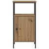 vidaXL Bedside Cabinet Artisan Oak 41x31x80 cm Engineered Wood