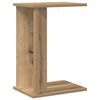 vidaXL End Table Artisan Oak 35 x 25 x 50 cm Engineered Wood