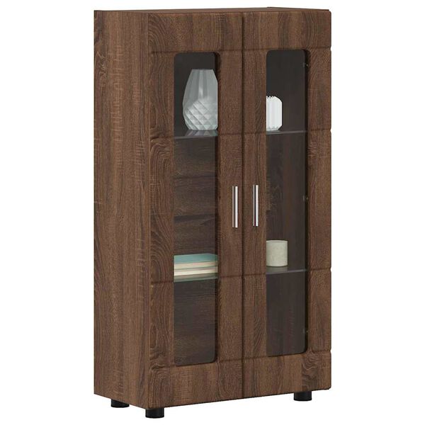 vidaXL Sideboard Brown Oak 55.5 x 29 x 103 cm Engineered Wood