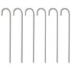 vidaXL Tent Pegs 6 pcs 37 cm &Oslash;10 mm Galvanised Steel