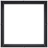 vidaXL Planter Black 80x80x30 cm Steel