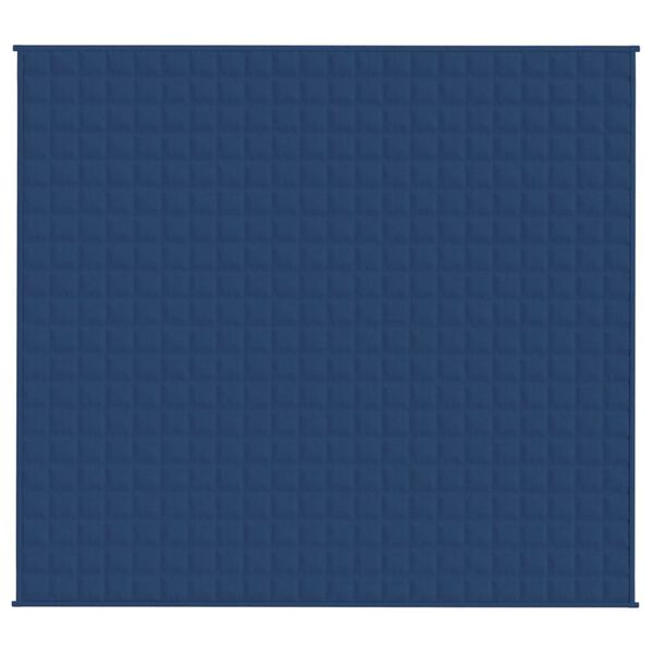 vidaXL Weighted Blanket Blue 200x230 cm 9 kg Fabric