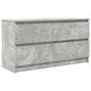 vidaXL TV Cabinet Concrete Grey 100x35x54 cm Engineered Wood