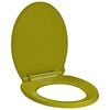 vidaXL Soft-Close Toilet Seat Green Oval