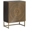 vidaXL Sideboard Brass 53.5 x 30 x 70 cm