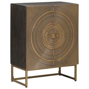 vidaXL Sideboard Brass 53.5 x 30 x 70 cm