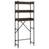 vidaXL Washing Machine Shelf Brown Oak 67x25x163 cm Engineered Wood