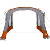 vidaXL Caravan Tent with Roof Grey and Orange 252 x 245 x 245 cm