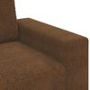 vidaXL Loveseat Sofa with Cushion Brown Faux leather