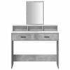vidaXL Dressing Table Concrete Grey 100 x 41 x 140 cm Engineered Wood