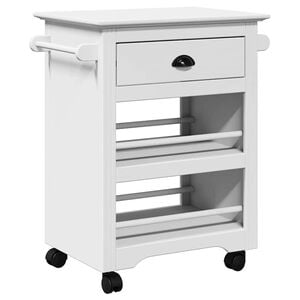 vidaXL Kitchen Trolley BODO White 67.5x45x80 cm