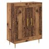 vidaXL Highboard 2 pcs Old Wood Engineered Wood