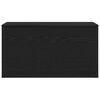 vidaXL Storage Box Black Oak 84 x 42 x 46 cm Engineered Wood