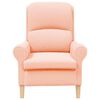 vidaXL Armchair Pink 76 x 94 x 102 cm Sharpa Fabric