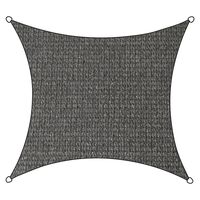 Livin'outdoor Shade Cloth Iseo HDPE Square 3.6x3.6 m Grey