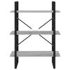 vidaXL Book Cabinet Grey Sonoma 80x30x105 cm Engineered Wood