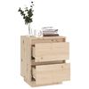 vidaXL Bedside Cabinets 2 pcs 40x35x50 cm Solid Wood Pine