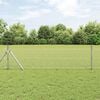 vidaXL Hexagon Fence Silver 0.5 x 10 m Galvanised steel