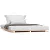 vidaXL Bed Frame without Mattress 150x200 cm King Size Solid Wood Pine