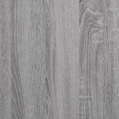 vidaXL Wall Shelf Grey Sonoma 102x30x29 cm Engineered Wood