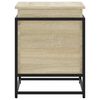 vidaXL Storage Box with Lid Sonoma Oak 60x40x51.5 cm Engineered Wood
