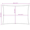 vidaXL Sunshade Sail Oxford Fabric Rectangular 2.5x4 m Anthracite