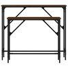 vidaXL Console Tables 2 pcs Brown Oak Engineered Wood