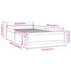 vidaXL Bed Frame without Mattress with Drawers White 90x200 cm (815030+814985)