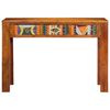 vidaXL Console Table 110x35x75 cm Solid Wood Acacia